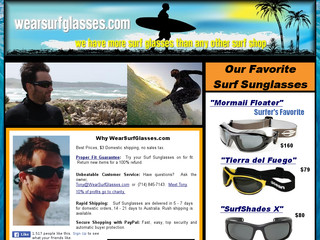 Details : The Surf Sunglasses Superstore - Spex - Ocean - Barz