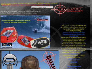Details : BALLISTIC bodyboards